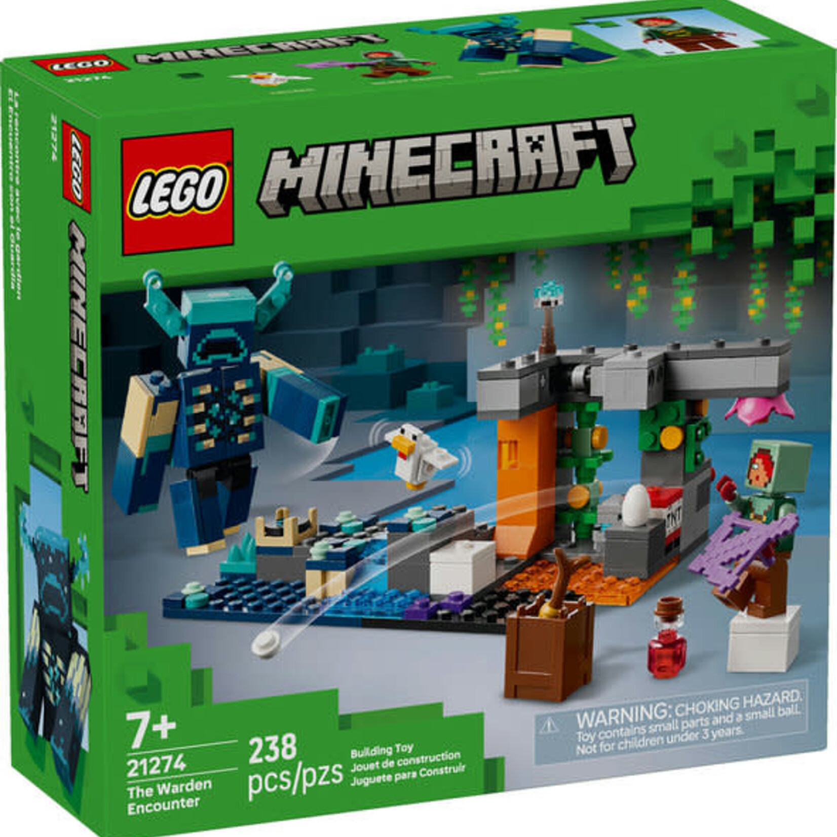 Lego Lego 21274 Minecraft - La rencontre avec le gardien