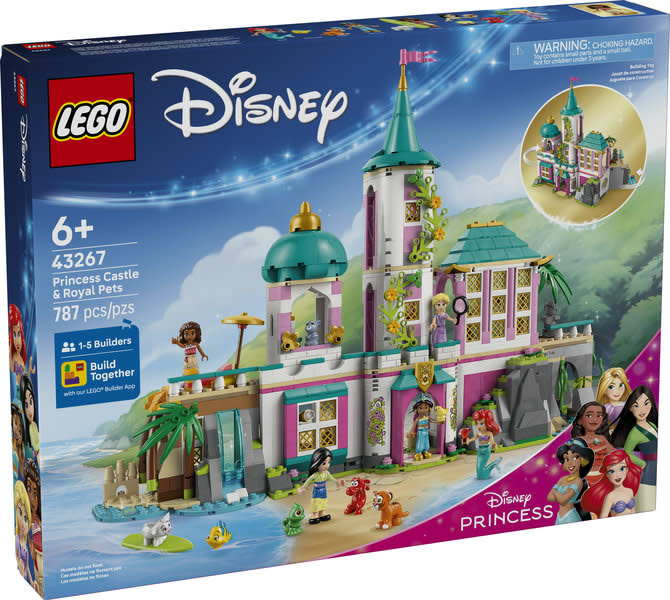 Lego Lego 43267 Disney - Le château des princesses et les animaux royaux