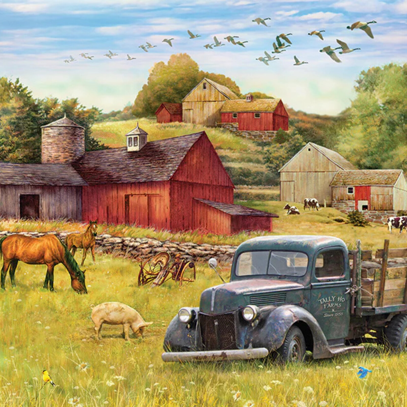 Cobble Hill Cobble Hill 275 (Large) -  Summer Afternoon on the Farm