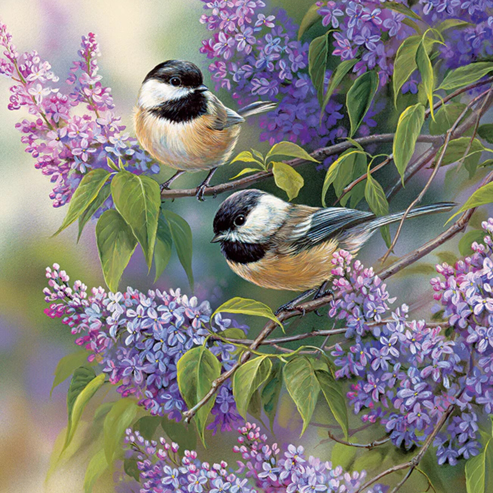 Cobble Hill Cobble Hill 1000 - Chickadees and Lilacs