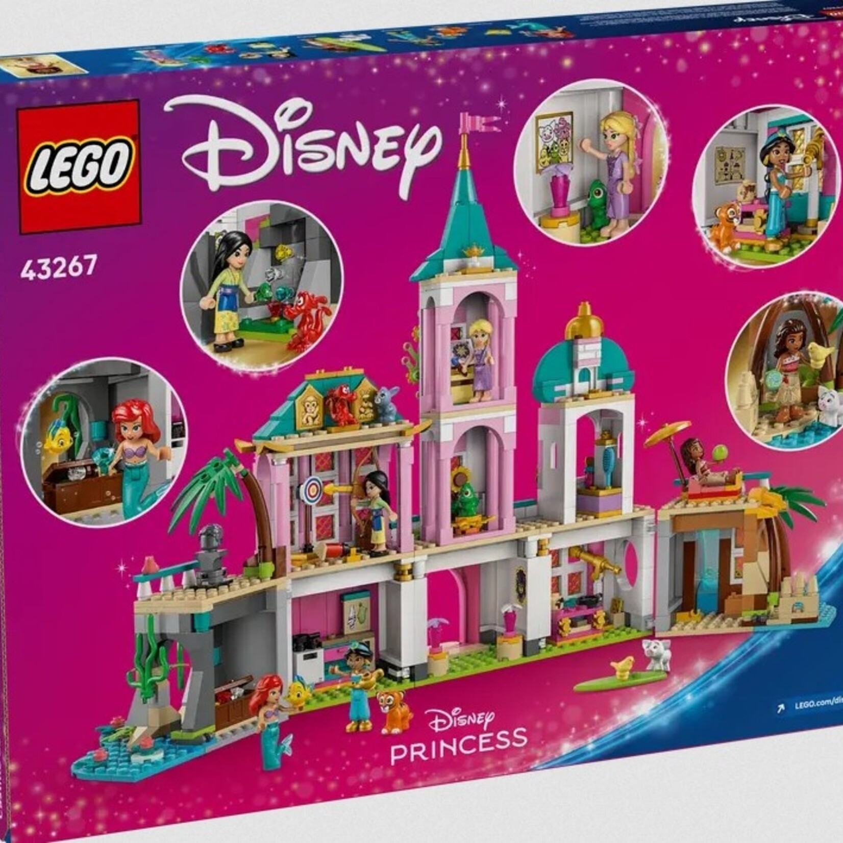 Lego Lego 43267 Disney - Le château des princesses et les animaux royaux
