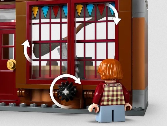 Lego Lego 76452 Harry Potter - Le Magasin d’accessoires de Quidditch™ et Les glaces Florian Fortarôme