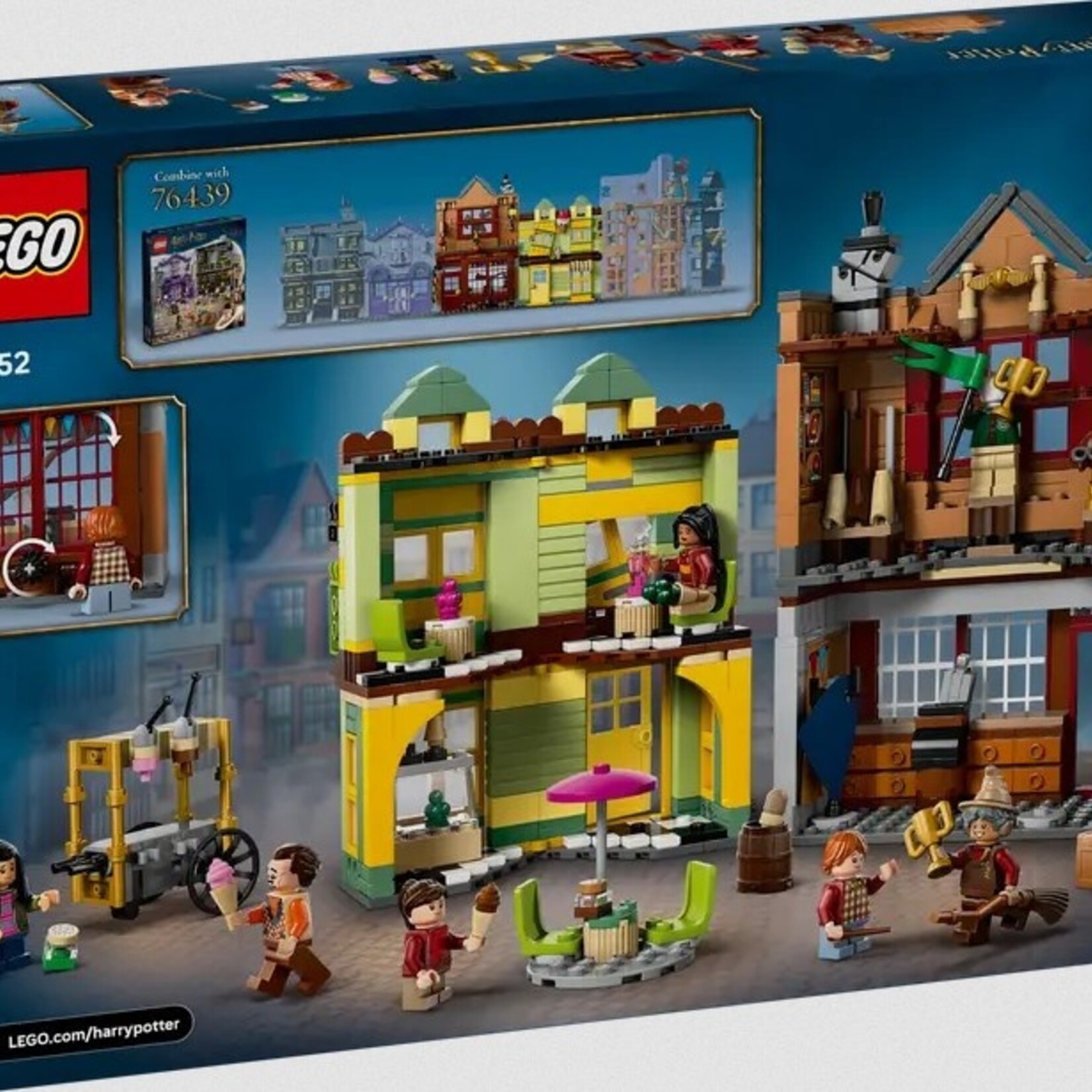 Lego Lego 76452 Harry Potter - Le Magasin d’accessoires de Quidditch™ et Les glaces Florian Fortarôme