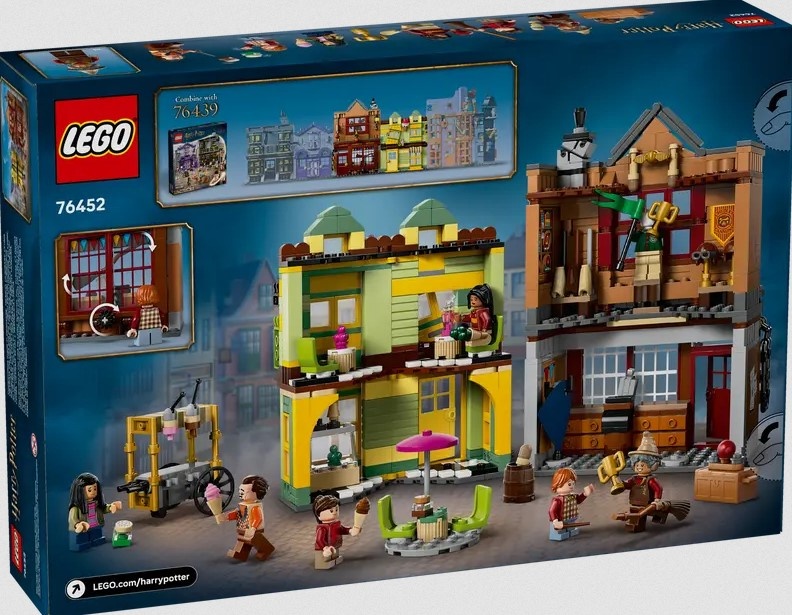 Lego Lego 76452 Harry Potter - Le Magasin d’accessoires de Quidditch™ et Les glaces Florian Fortarôme