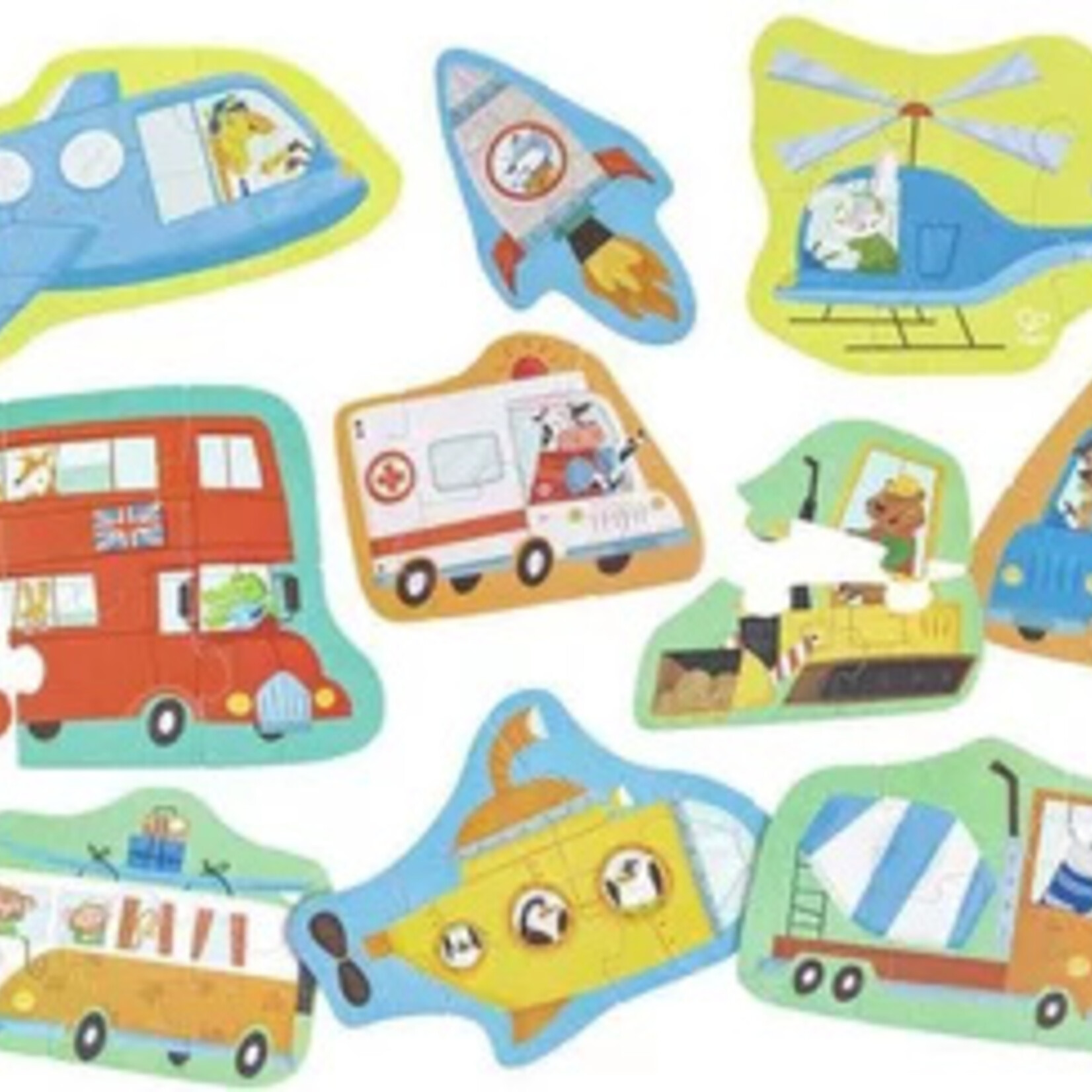 Hape Hape Puzzle - les moyens de transport