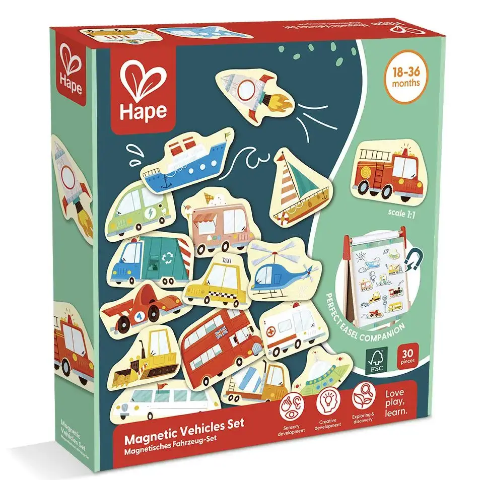 Hape Hape ensemble de véhicules magnétique