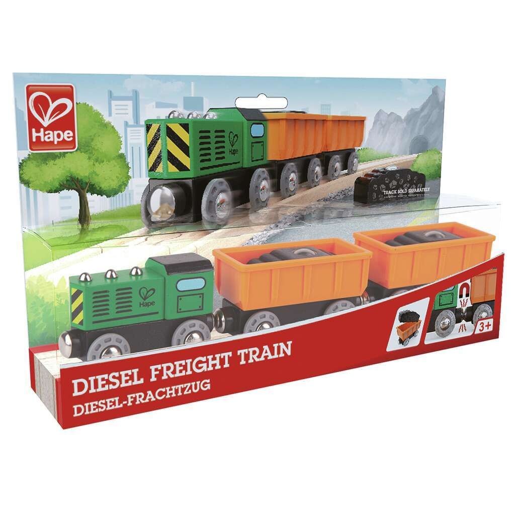 Hape Hape Train- Diesel Freight Train