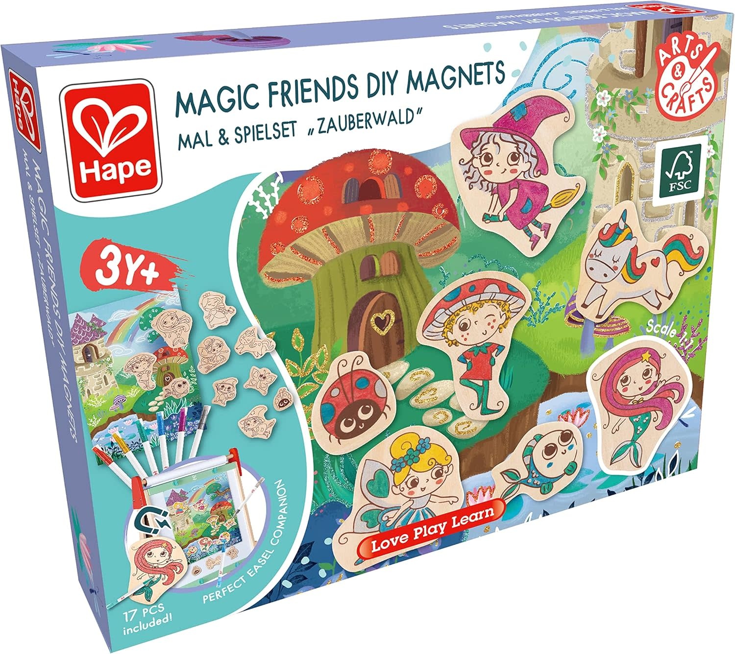 Hape amis magique magnétiques à colorier