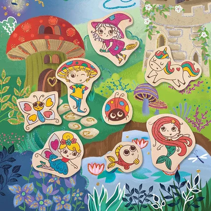 Hape amis magique magnétiques à colorier