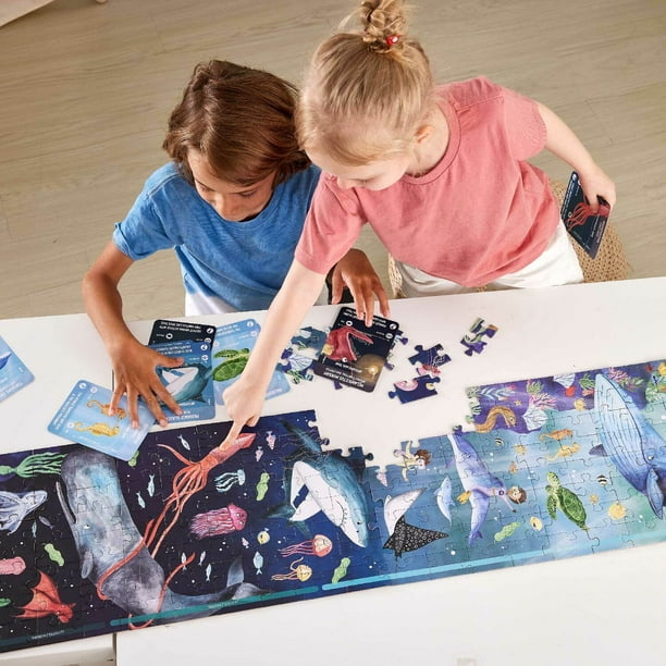 Hape Hape Puzzle 210 pcs l'océan brille dans le noir