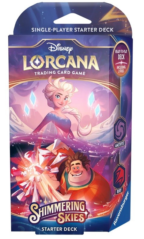 Ravensburger Lorcana - Shimmering Skies - Starter Decks - Amethyst/Ruby