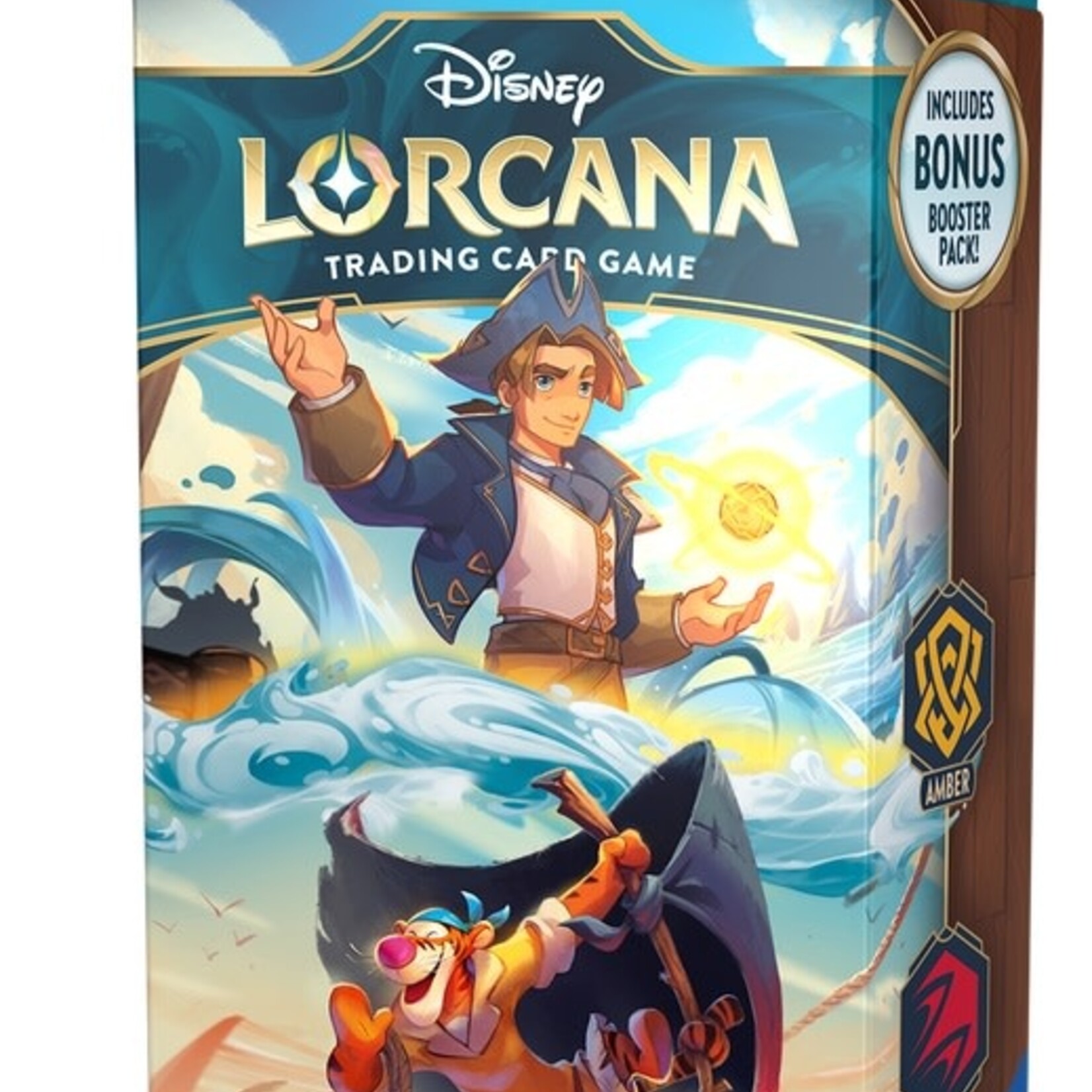 Ravensburger Lorcana - Azurite Sea Starter Deck - Amber/Ruby