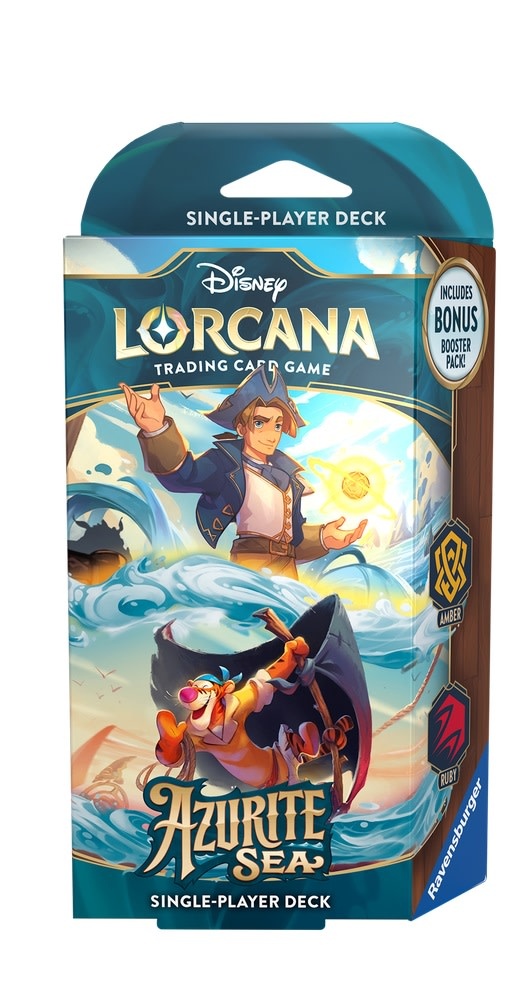 Ravensburger Lorcana - Azurite Sea Starter Deck - Amber/Ruby