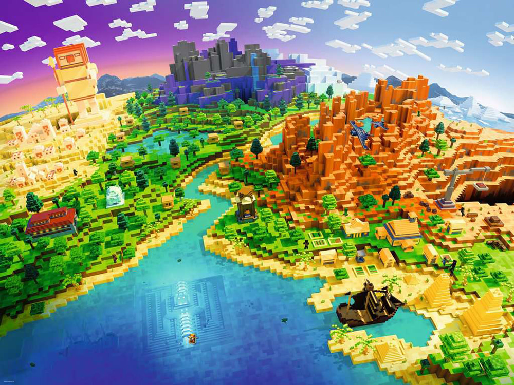 Ravensburger Ravens 1500 - World of Minecraft