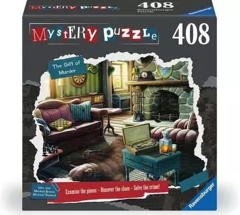 Ravensburger Ravens 408 Mystery Puzzle The Gift of Murder