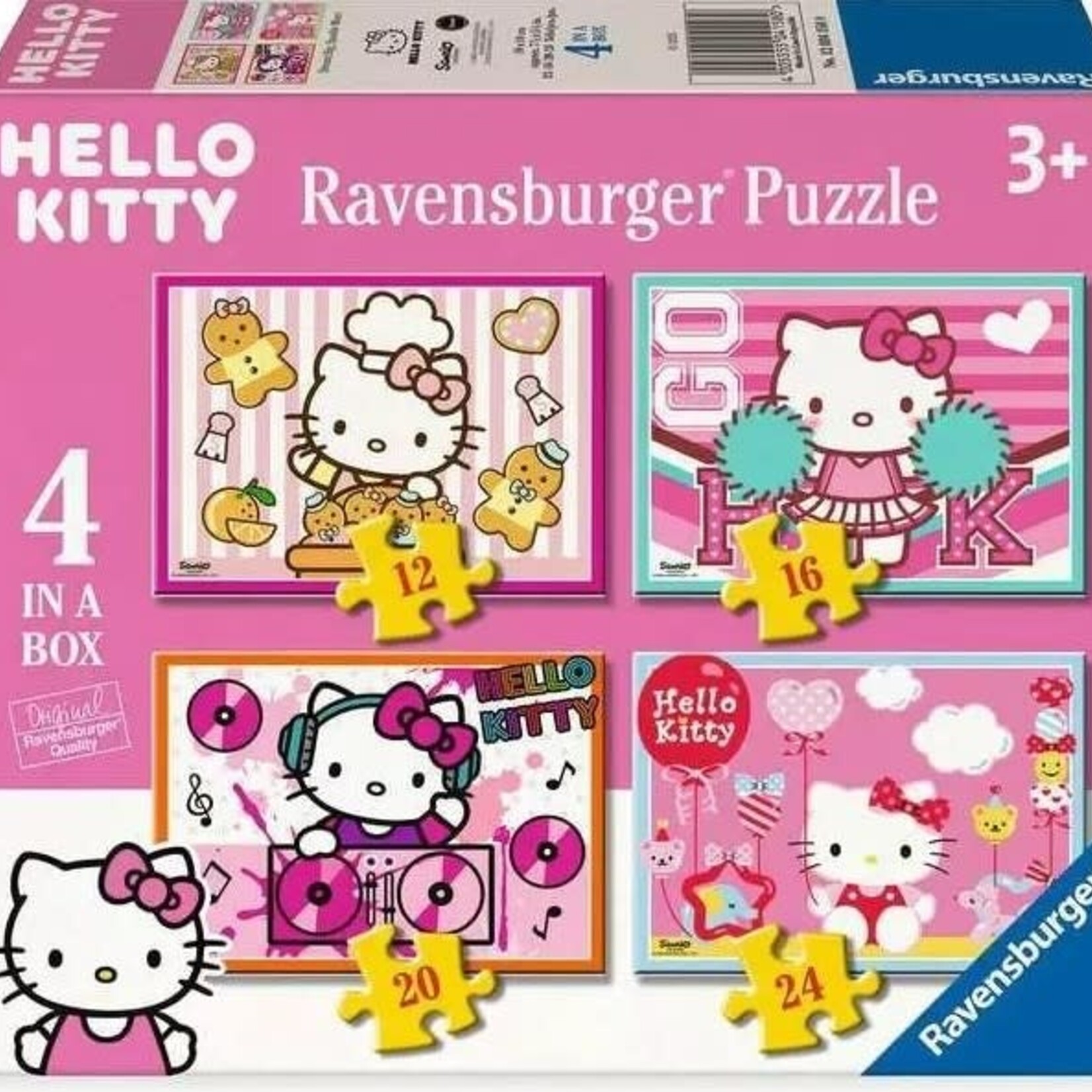 Ravensburger Ravens 12 - 16 - 20 - 24 - Hello Kitty