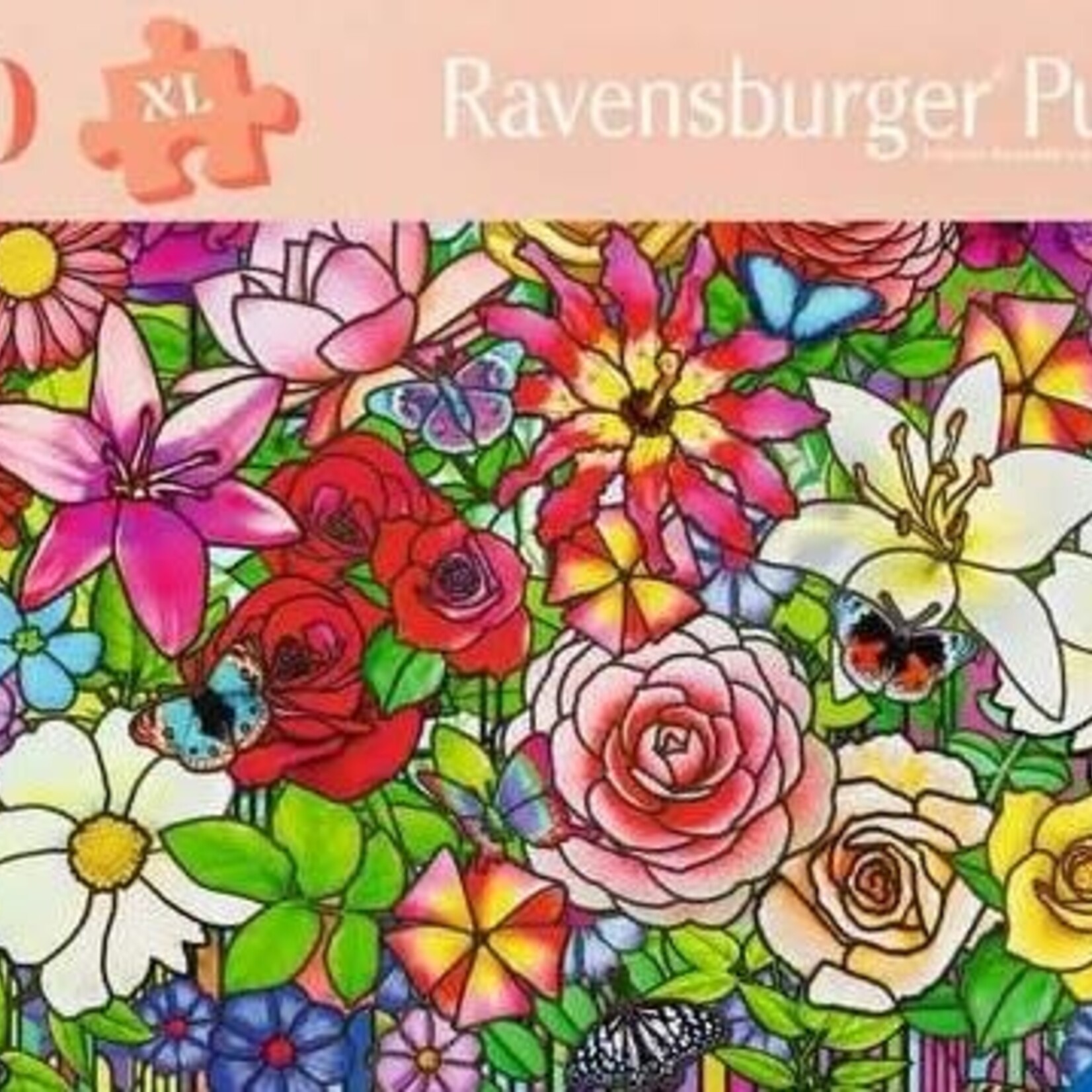 Ravensburger Ravens 100XL - Fleurs en vitrail