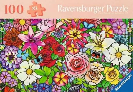 Ravensburger Ravens 100XL - Fleurs en vitrail