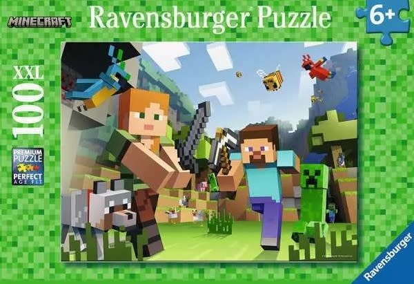 Ravensburger Ravens 100XXL - Minecraft Steve et Alex