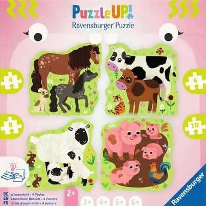 Ravensburger Ravens 4 - 6 - 8 - 10 - Puzzle Up! 2+