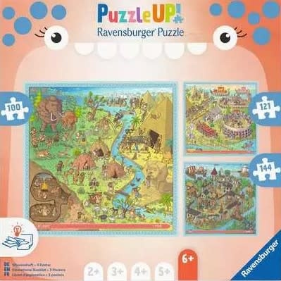 Ravensburger Ravens 100 - 121 - 144 - Puzzle Up! 6+