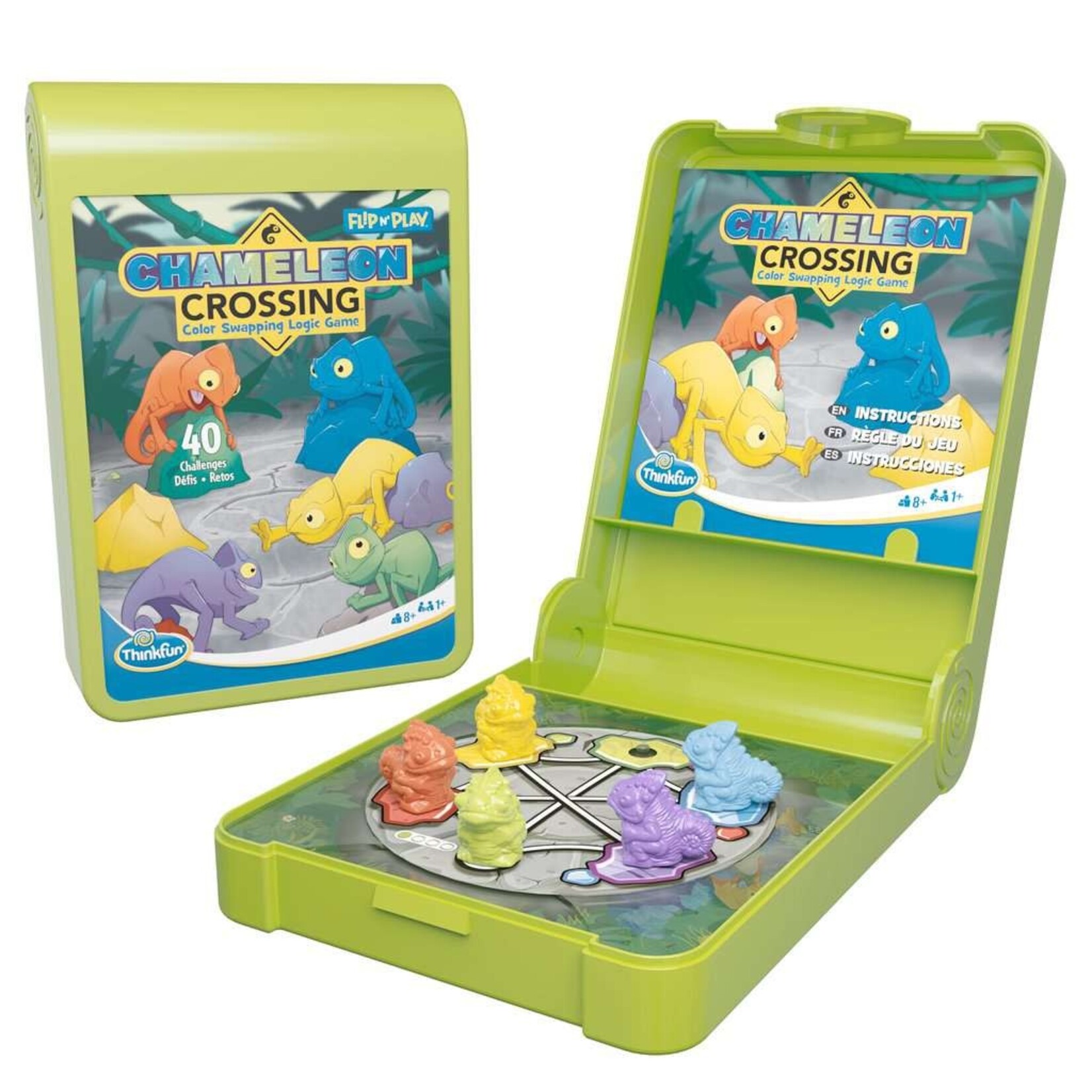 ThinkFun Flip n' Play Chameleon Crossing 40 défis
