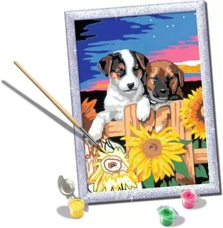 Ravensburger CreArt Peinture par numéros avec brillant Paw-fection