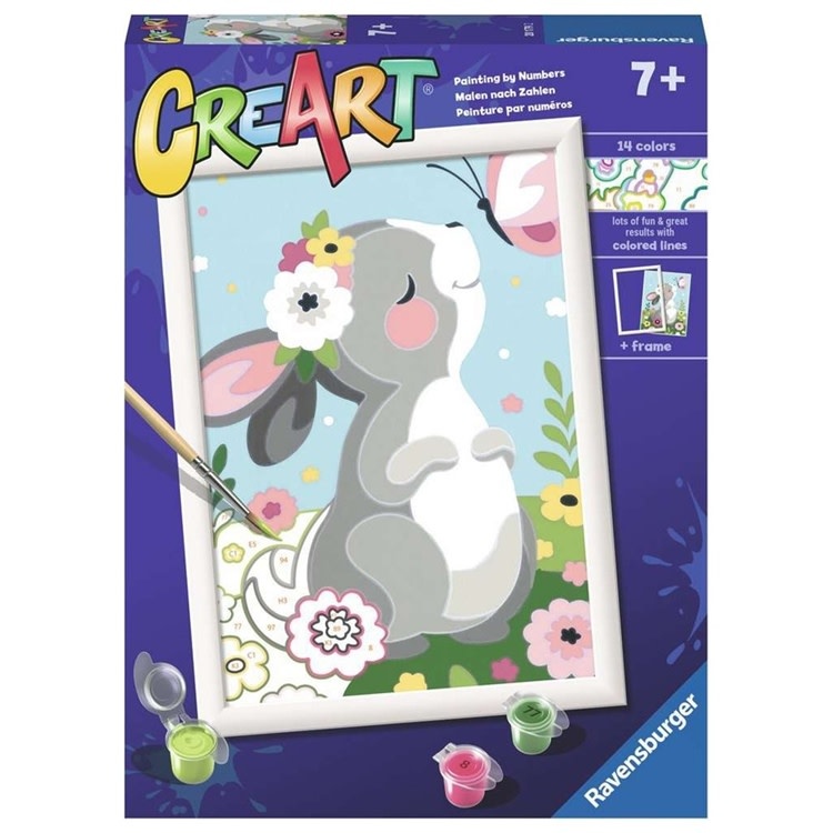 Ravensburger CreArt Peinture par numéros Beautiful bunny