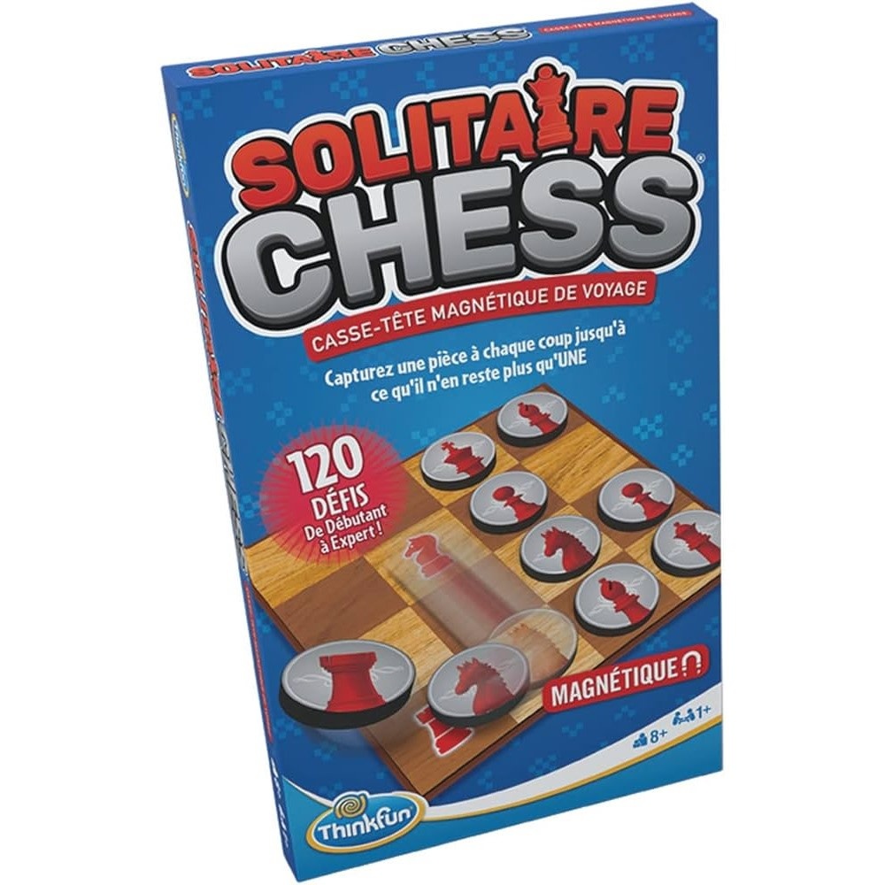ThinkFun Solitaire Chess casse-tête magnétique de voyage