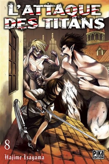 Pika Edition Manga - L'Attaque des Titans Tome 08
