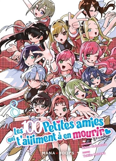 Mana Books Manga - Les 100 petites amies qui t'aiiiment à en mourir Tome 08
