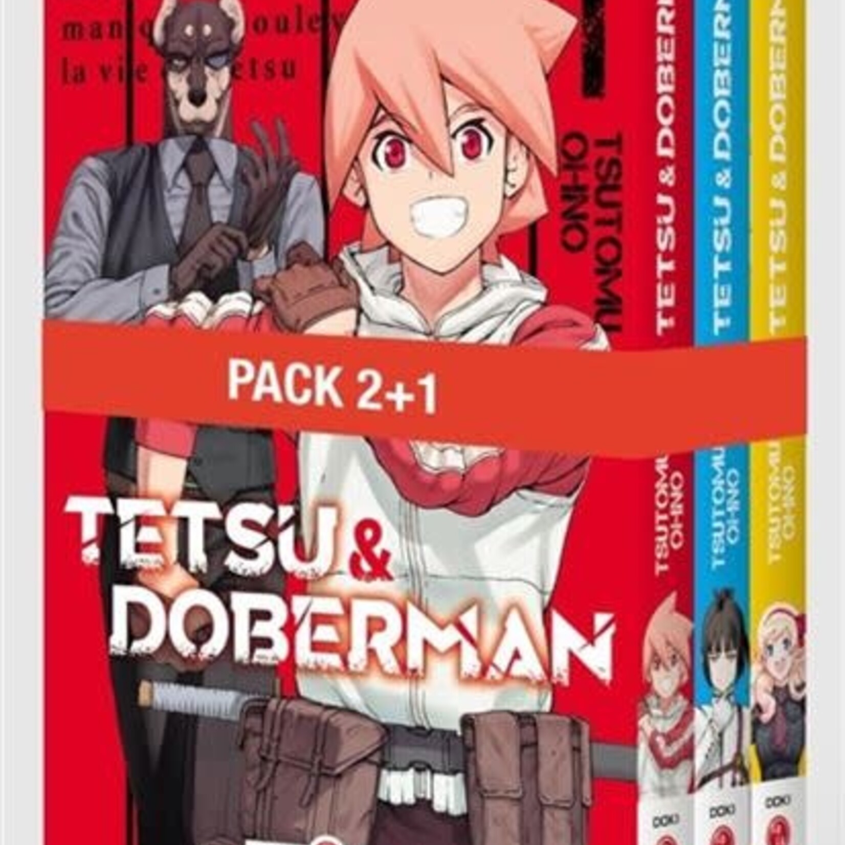 Doki Doki Manga - Tetsu et Doberman Tome 01-02-03