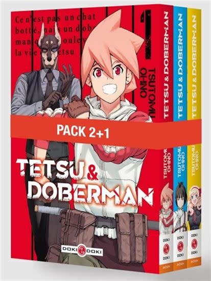 Doki Doki Manga - Tetsu et Doberman Tome 01-02-03