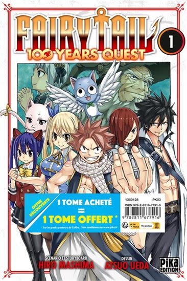 Pika Edition Manga - Fairy Tail 100 Years Quest Tome 1 et 2 (Pack Découverte)