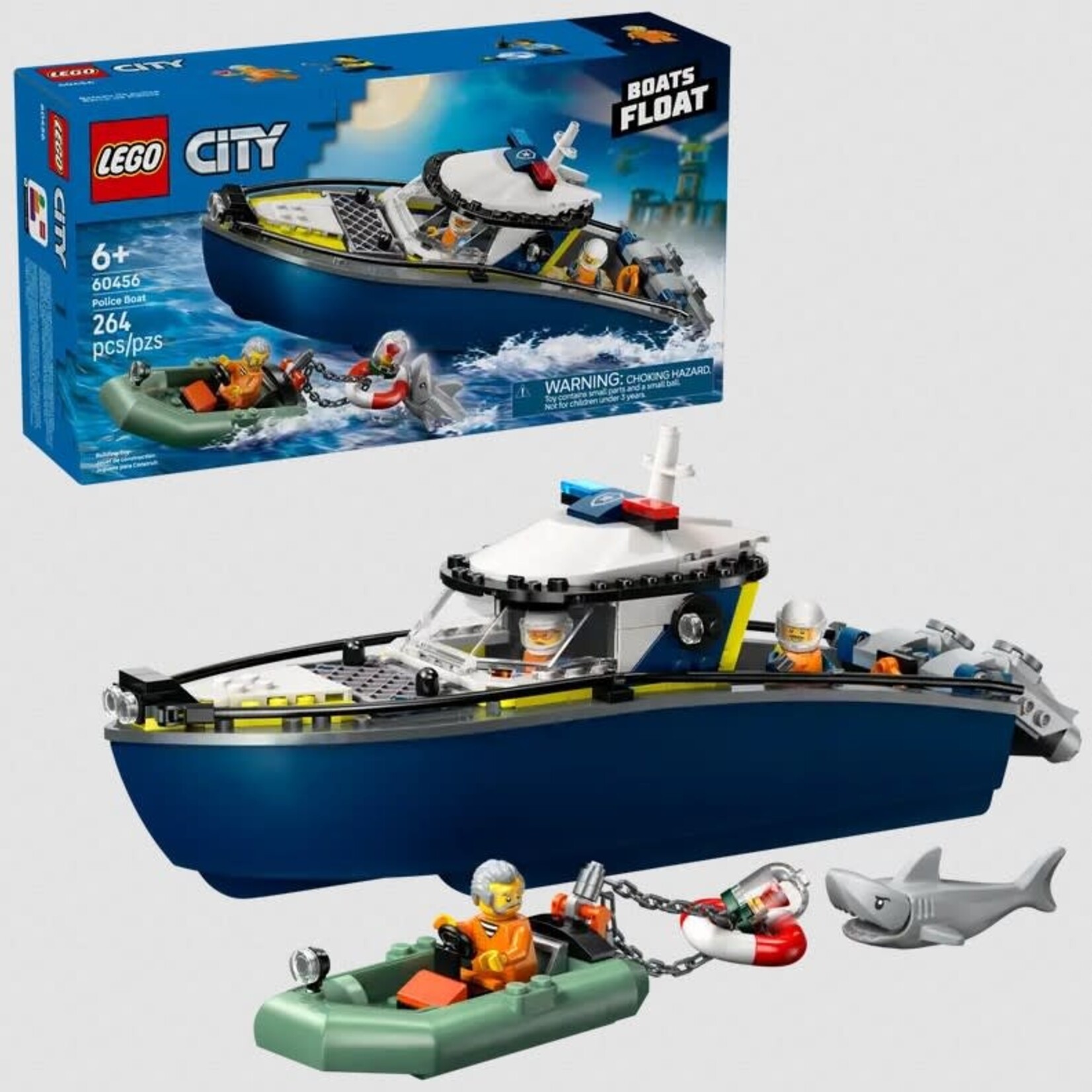 Lego Lego 60456 City - Poursuite policière en bateau