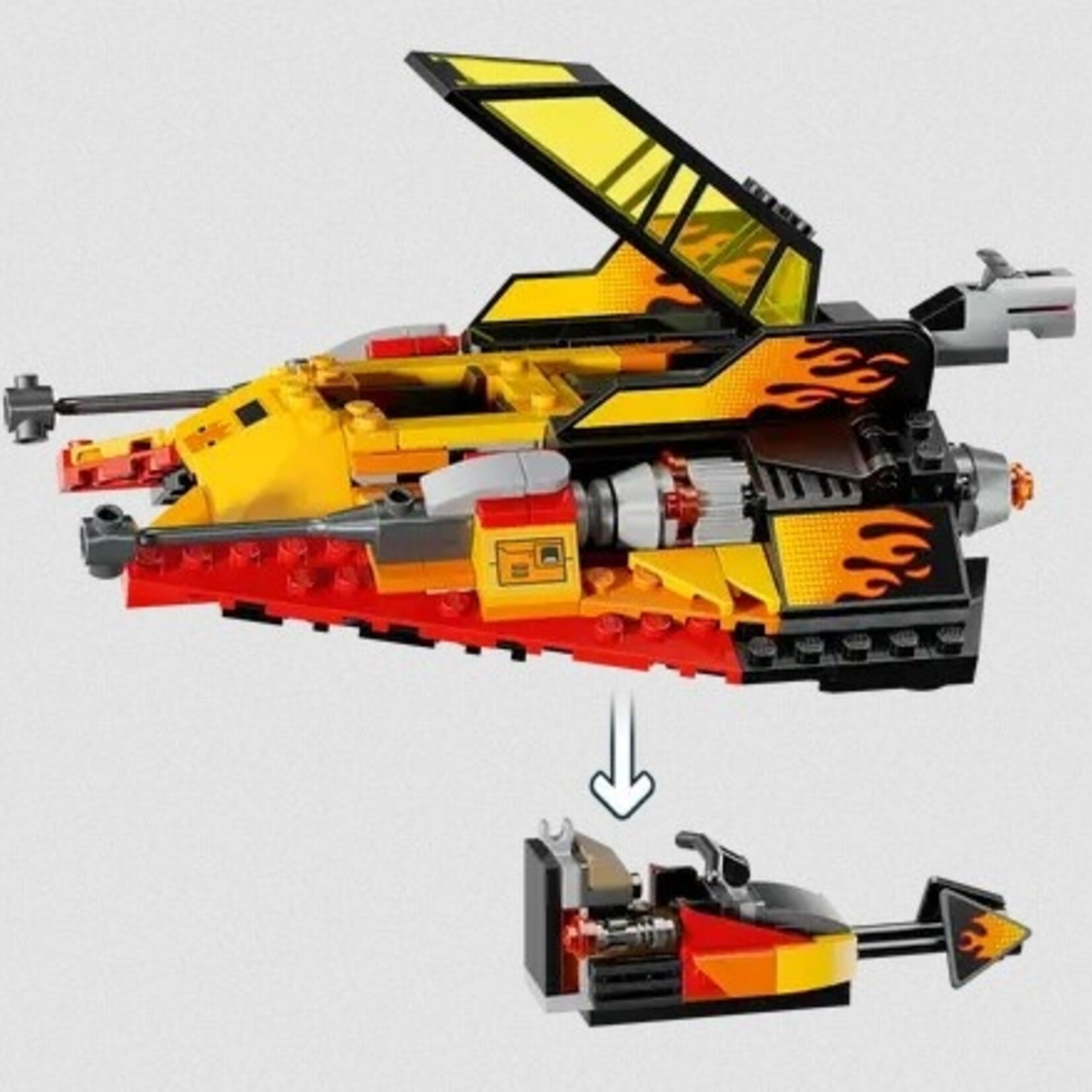 Lego Lego 75414 Star Wars - Le Snowspeeder en flammes