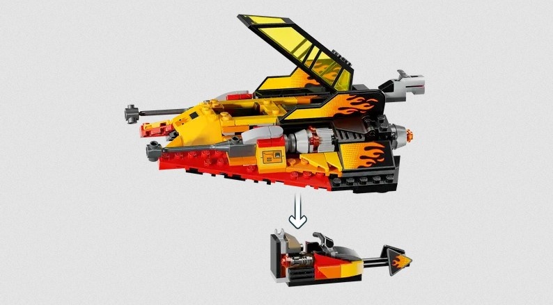 Lego Lego 75414 Star Wars - Le Snowspeeder en flammes