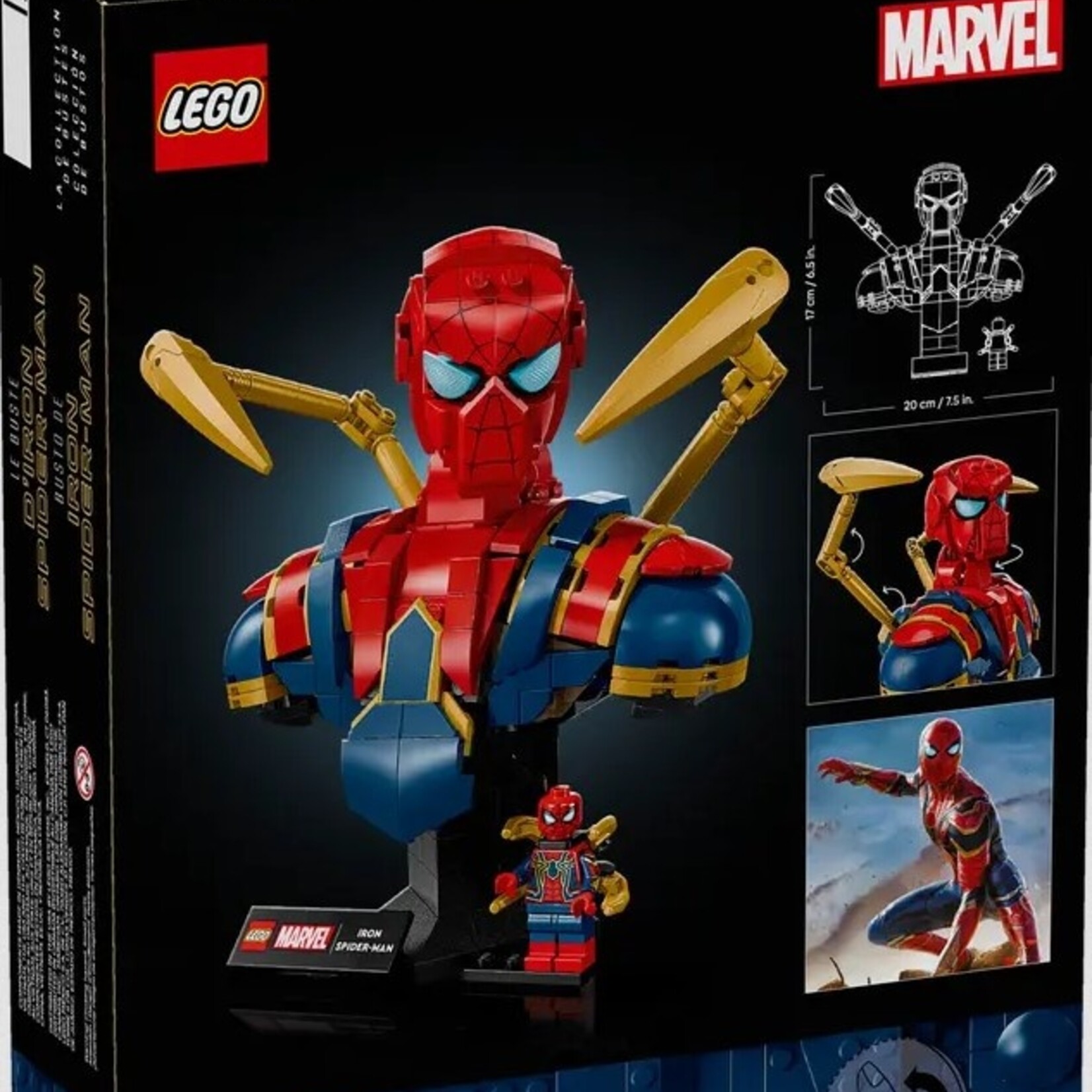 Lego Lego 76326 Marvel - Le buster d'Iron Spider-Man