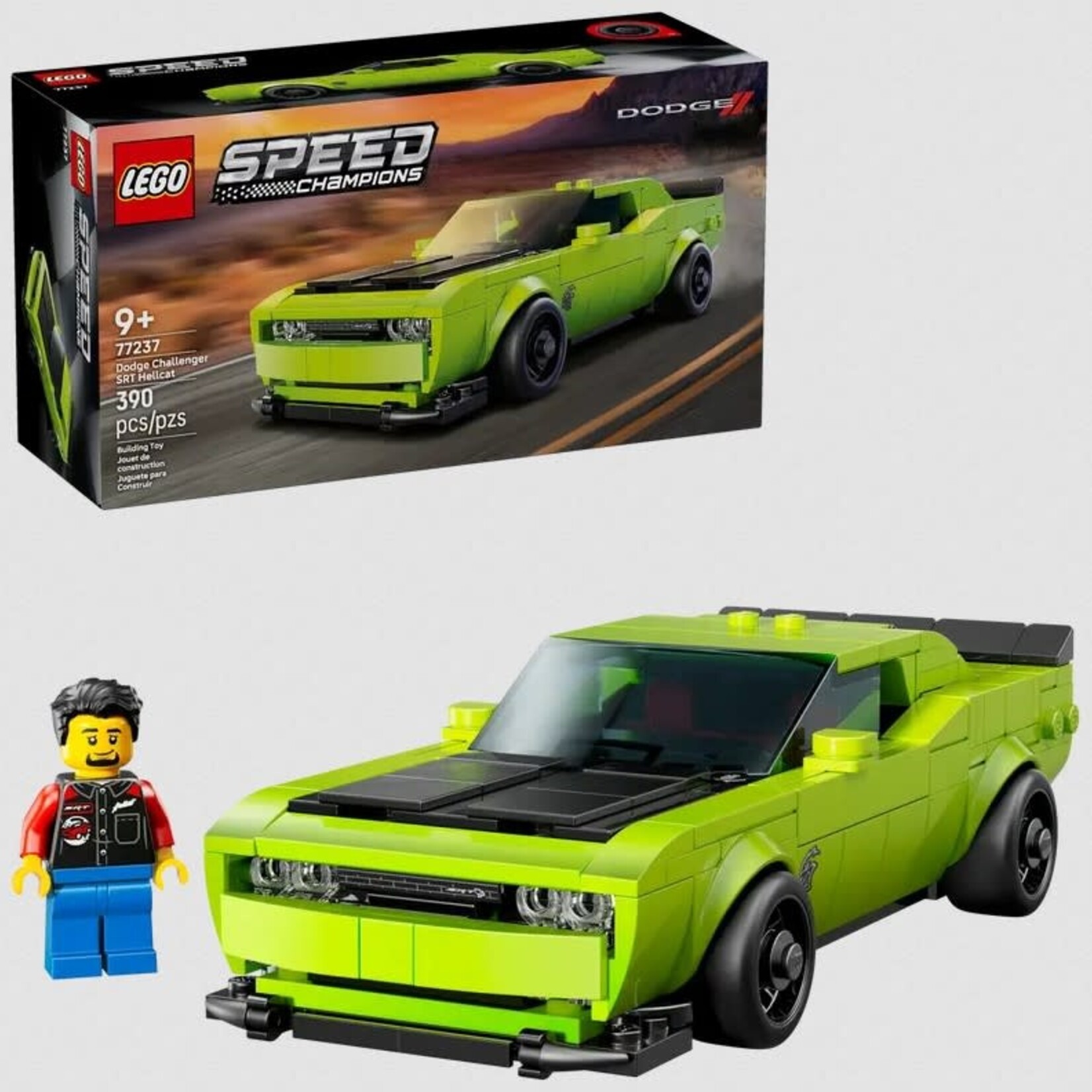 Lego Lego 77237 Speed Champions - Le voiture sport Dodge Challenger SRT Hellcat