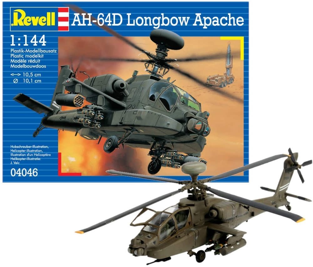 Revell Revell Level 3 AH-64D Longbow Apache 1:144