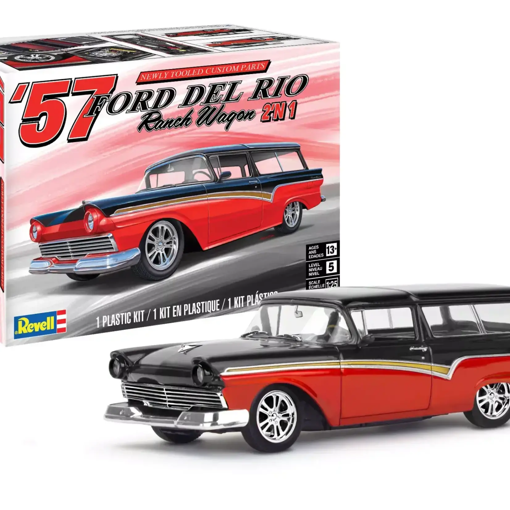 Revell Revell 1957 Ford Del Rio Ranch Wagon 2 en 1