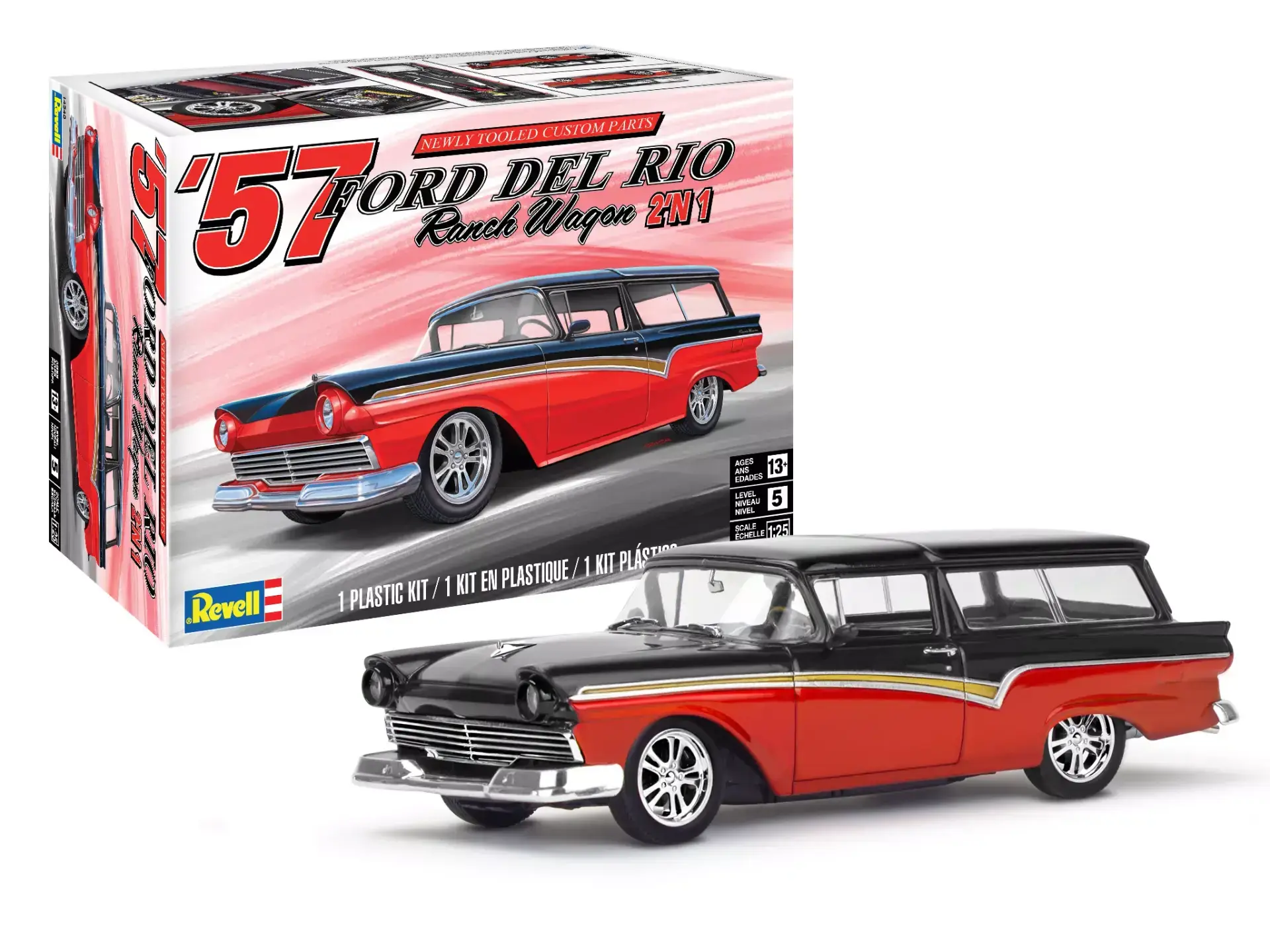 Revell Revell 1957 Ford Del Rio Ranch Wagon 2 en 1