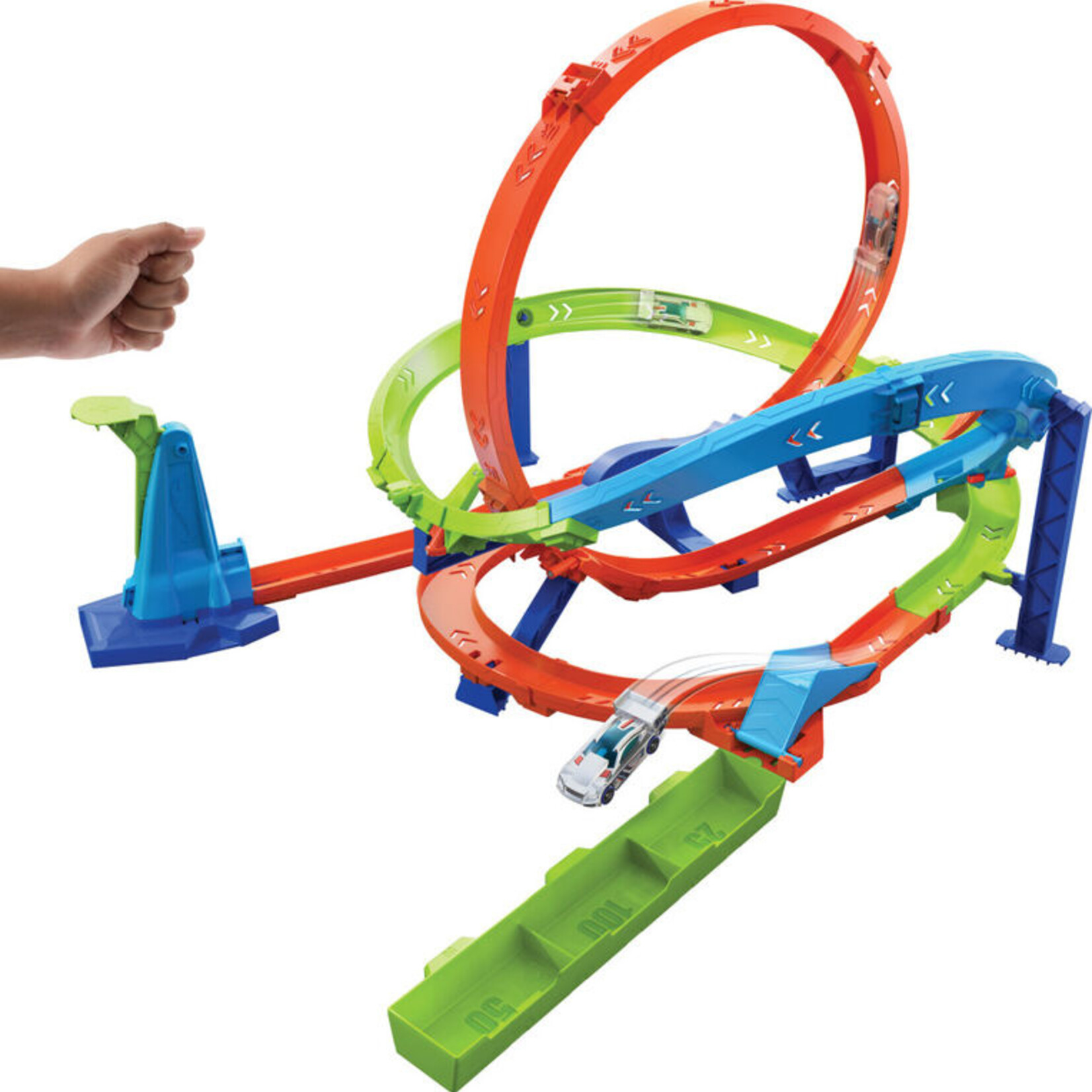 Hot Wheels Hot Wheels Stunt Track - Défi boucle cyclone