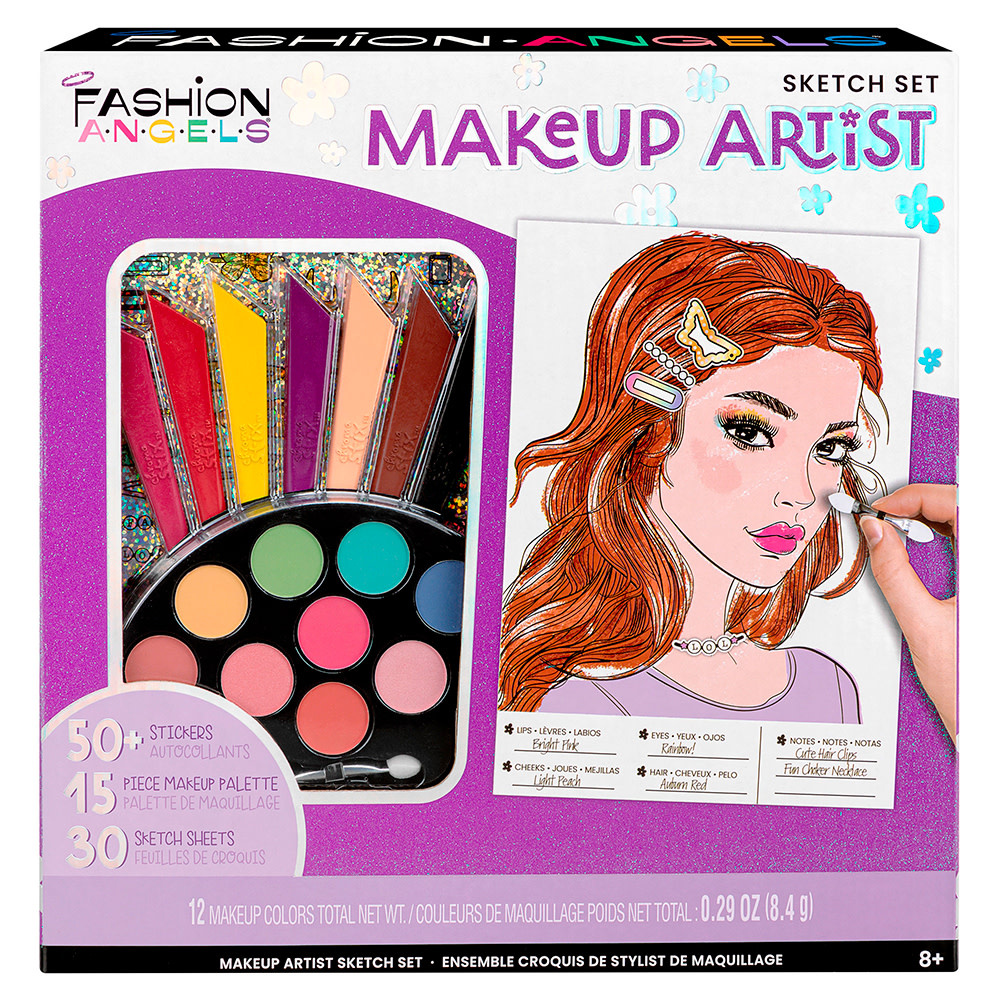 Fashion Angels Fashion Angels - MakeUp Artist - Ensemble de Croquis de stylist de maquillage