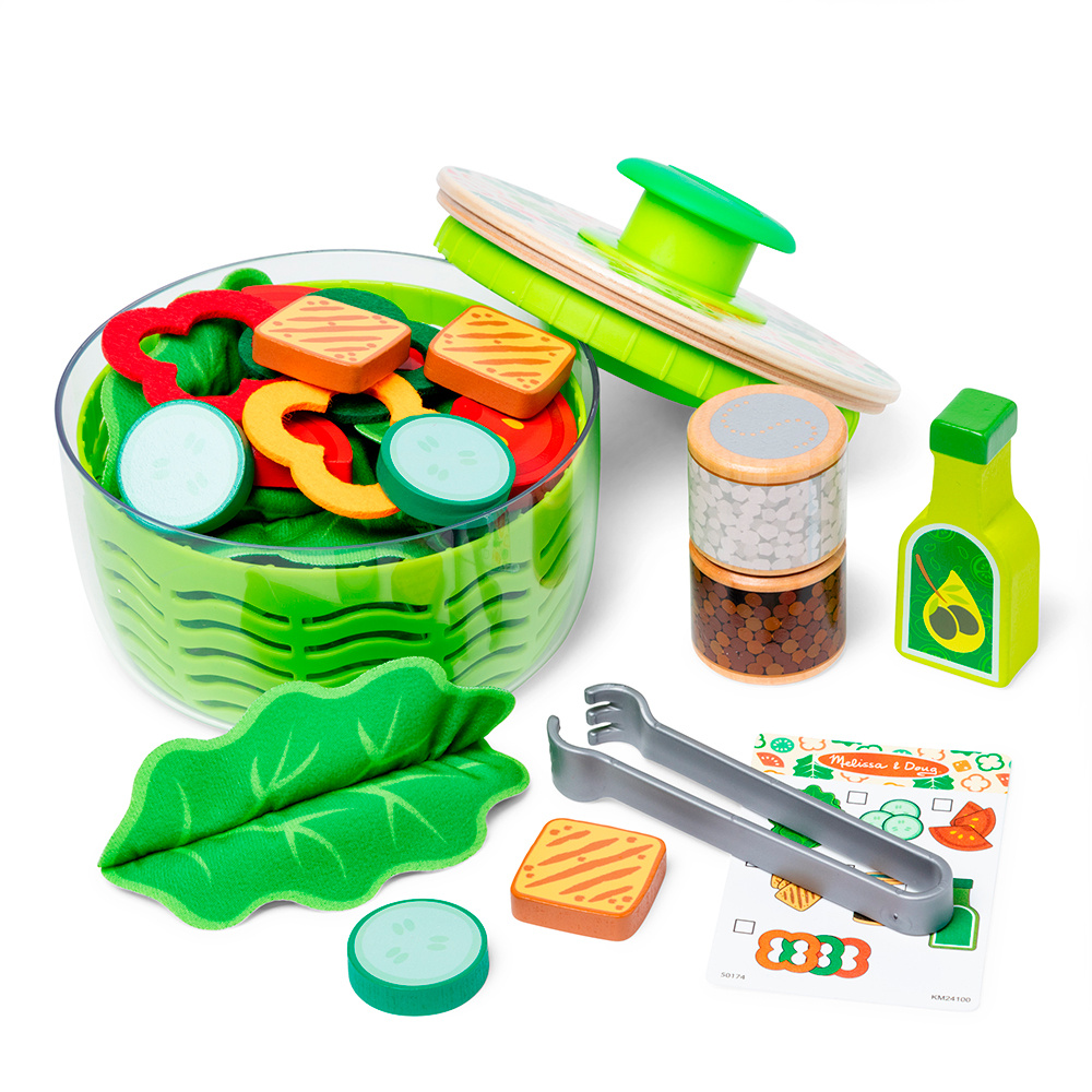 Melissa & Doug M&D - Ensemble de jeu d'essoreuse à salade