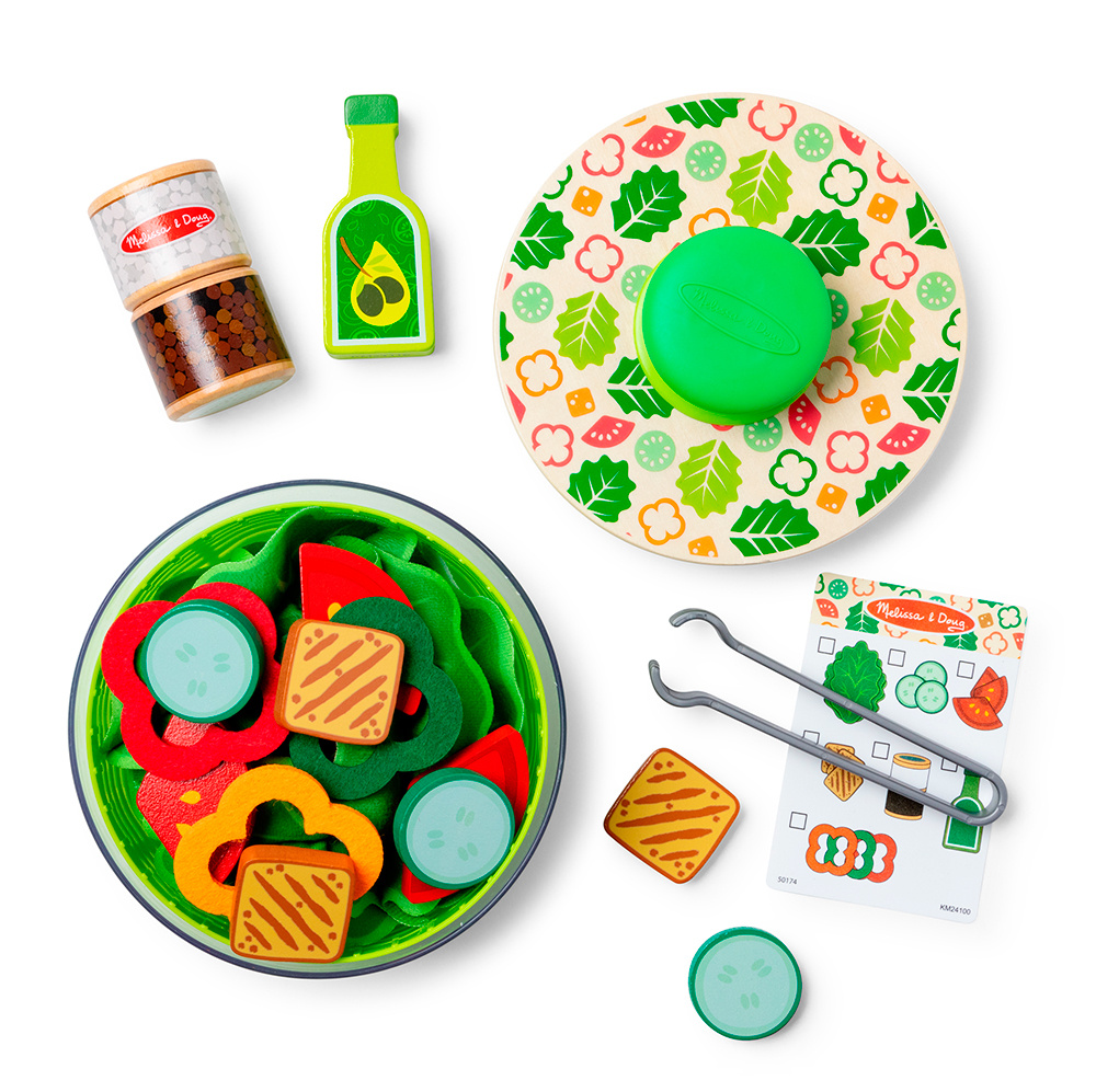 Melissa & Doug M&D - Ensemble de jeu d'essoreuse à salade