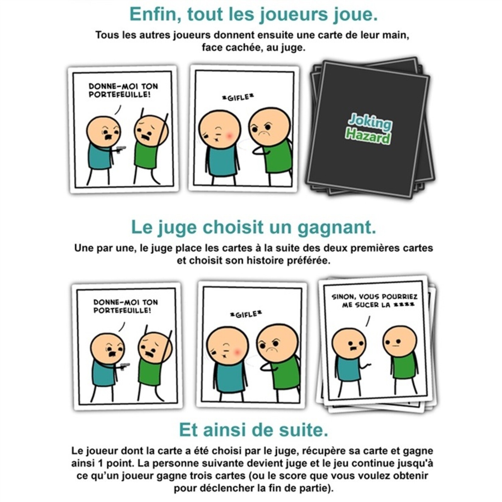 Lucky Duck Games Joking Hazard (FR)