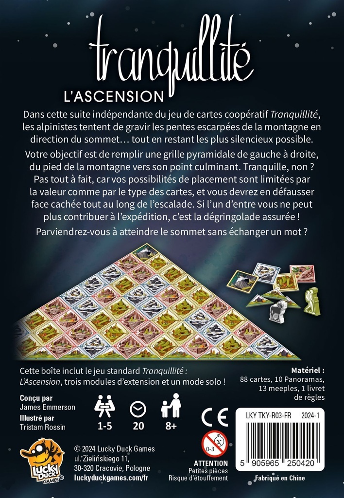 Lucky Duck Games Tranquillité - L'ascension