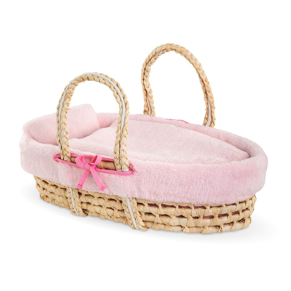 Corolle Corolle - Ensemble Panier/Couffin Tressé Peluche