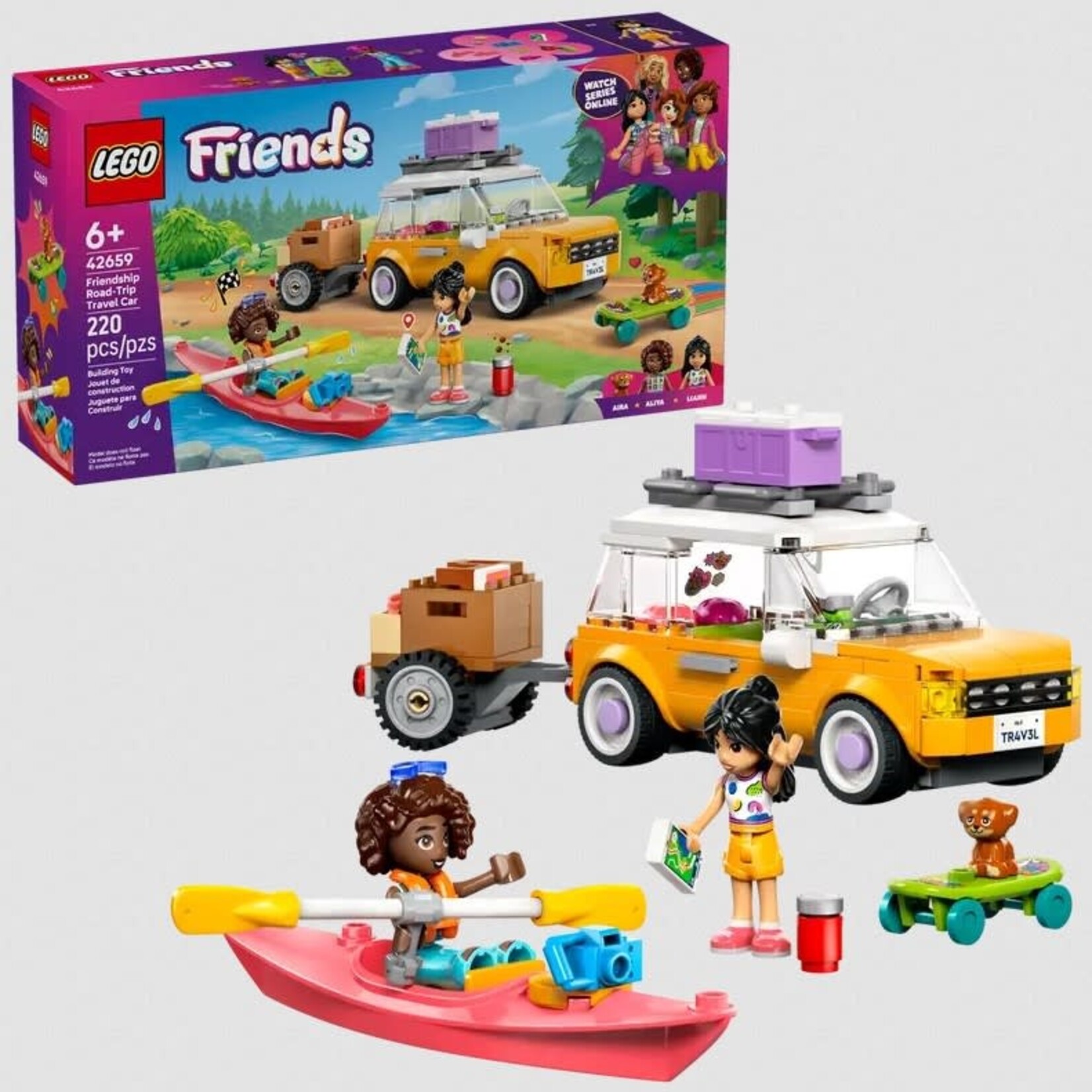 Lego Lego 42659 Friends - La voiture de voyage de l’amitié